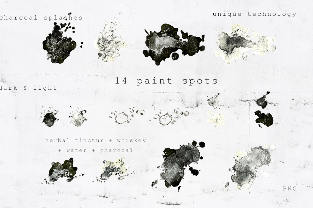 CHARCOAL & GOLD GRAPHIC COLLECTION, a Texture Illustration by Luna Dreams (Photo 10 of 11)