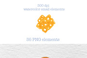 Breakfast WATERCOLOUR clipart pack, a Decorative Illustration by Oleksandra Illustrates (Thumbnail 11 of 27)
