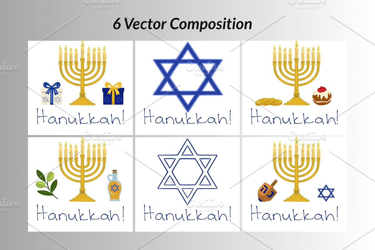 Happy Hanukkah, a Seasonal Illustration by Elatedowl (Photo 5 of 16)