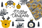 Merry Christmas -  Christmas Animals, an Animal Illustration by Sumacj (Thumbnail 1 of 7)