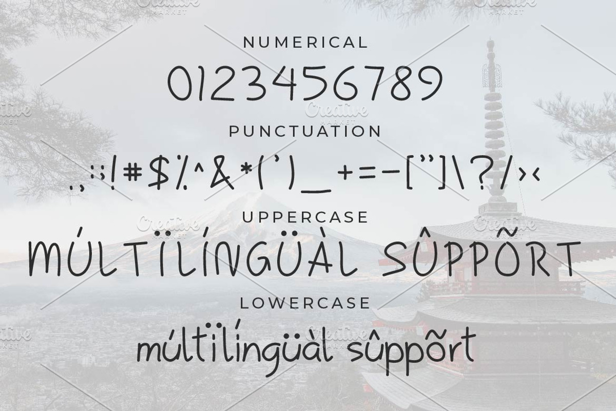 Kuronami - A Handwritten Typeface, a Handwritten Font by Artiveko (Photo 3 of 4)