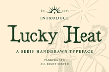 Lucky Heat - Retro Handdrawn Serif