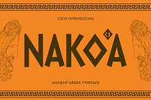 CS Nakoa – Ancient Greek Font