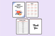 Digital 2025 Fitness Planner, a Stationery Template by Shumaya (Thumbnail 7 of 7)