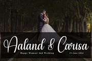 Boyband | Script Font, a Handwritten Font by Scratchones (Thumbnail 2 of 9)