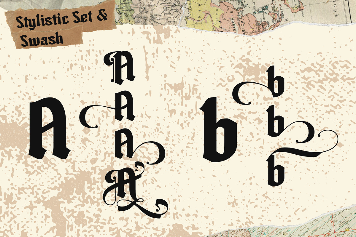 Sigma Boy – Elegant Blackletter Font, a Font by AuthenType (Photo 9 of 15)