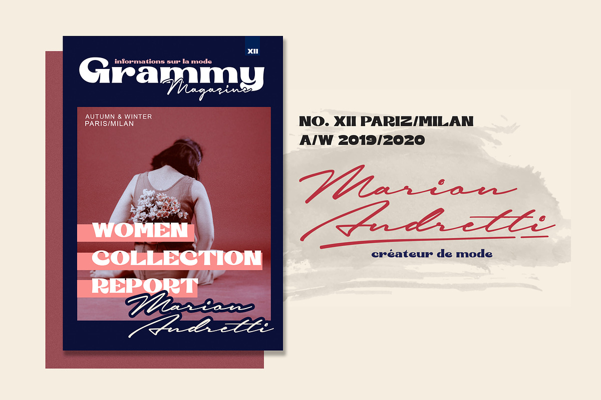 Gabrielly Display Font preview 3