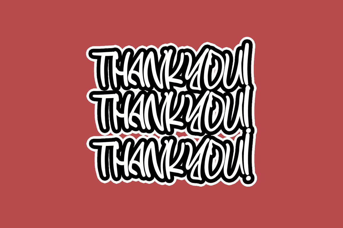 MULANO Graffiti Font, a Handwritten Font by NTC Graphic (Photo 9 of 9)