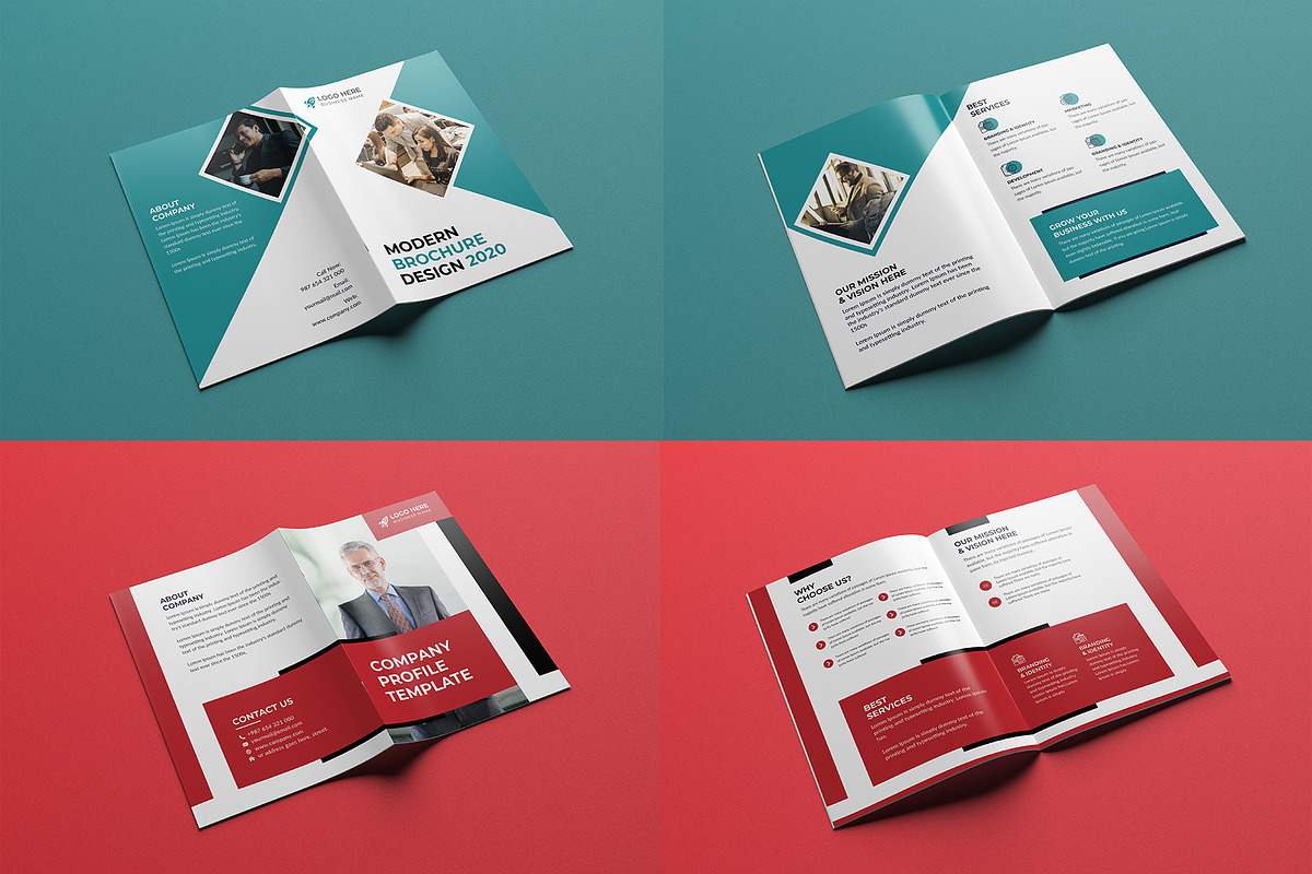 20 Bi-fold Brochure Template Bundle, a Brochure Template by Pixelpick (Photo 9 of 11)