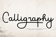 Calligraphy, a Handwritten Font by FreshTypeINK (Thumbnail 1 of 8)