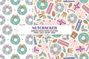 Nutcracker Seamless Pattern Bundle, a Pattern Graphic by Alanna Messina Design Co (Thumbnail 5 of 8)