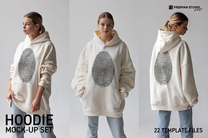 Hoodie Mockup Set, a Hoody Mockup by Freeman Studio