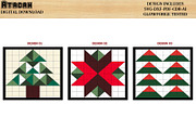 Christmas Barn Quilt NewYear Pattern, a Pattern Graphic by AtacanDigital (Thumbnail 6 of 8)