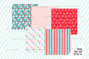 Santa Mail Patterns, a Pattern Graphic by GlamArtZhanna (Thumbnail 2 of 4)