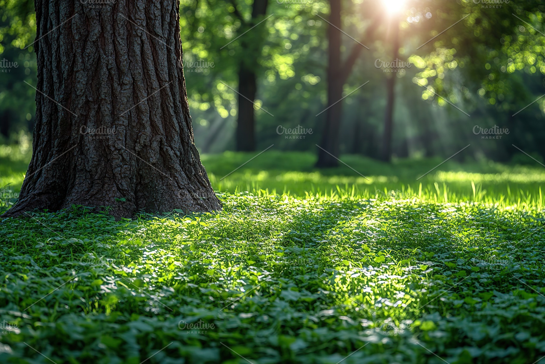 Big sequoia tree in the park, a Nature Photo by AlyaAnd