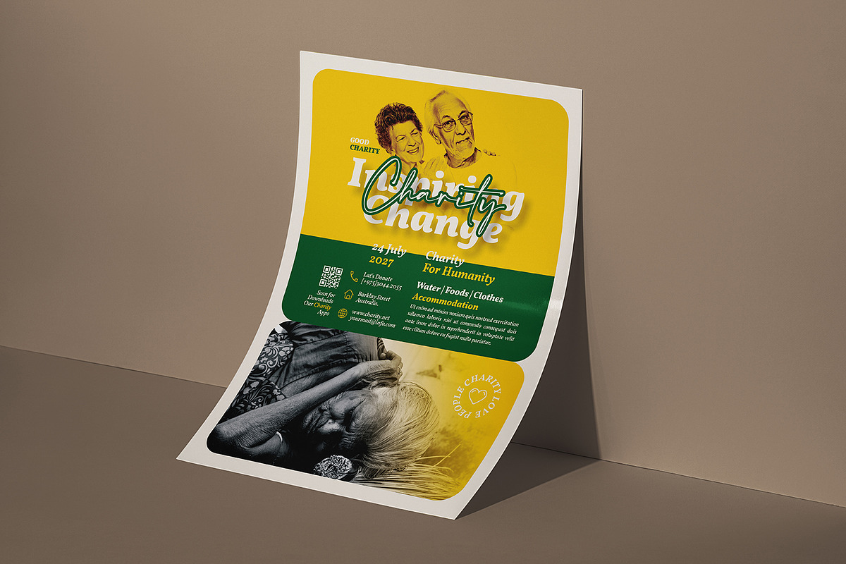 Charity Flyer Templates, a Flyer Template by Designsoul14 (Photo 3 of 3)