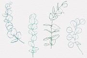 Winter & Christmas Plants,Procreate, a Brush Add-On by Sense Library (Thumbnail 3 of 11)