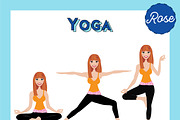 Yoga Teacher Portrait Creator, a Person Illustration by Lauren Lesley Studio (Thumbnail 33 of 43)