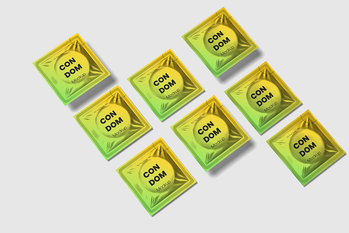 Condom Mockup, a Packaging Mockup by Graphicbars (Photo 6 of 6)