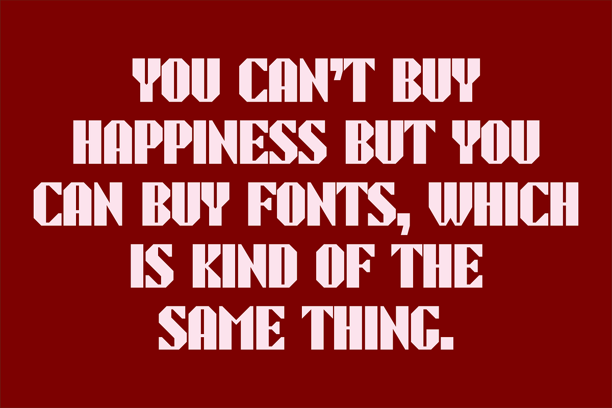 Illustrious - Sans Serif Font, a Font by GG Design (Photo 6 of 6)