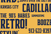 Buran Display Font, a Font by Joe Hoog (Thumbnail 4 of 4)