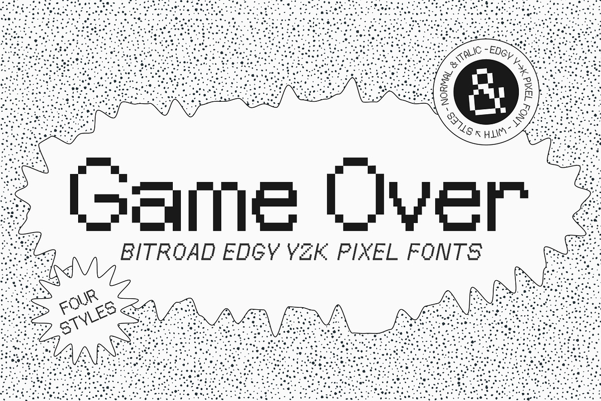 Bitroad – Retro Y2K Pixel Font, a Sans Serif Font by Lettertype Studio (Photo 5 of 15)