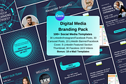 Technology SaaS Marketing Bundle, a Social Media Template by GrowthHackingStudio (Thumbnail 1 of 8)
