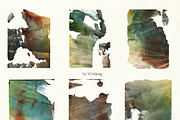 Green Beige Watercolor Backgrounds, a Texture Illustration by whiteheartdesign (Thumbnail 2 of 3)
