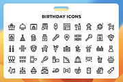 Birthday Icons, a Duotone Icon by Wencory (Thumbnail 1 of 3)