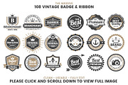 1207 Vintage Badge & Objects, a Branding & Logo Template by Toonsteb (Thumbnail 5 of 24)