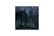 Spooky Gothic Backgrounds, a Background Graphic by PcuDesigns Illustrations (Thumbnail 2 of 3)