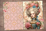 Marie Antoinette Scrapbook Kit, a Person Illustration by Secret Helper (Thumbnail 6 of 8)