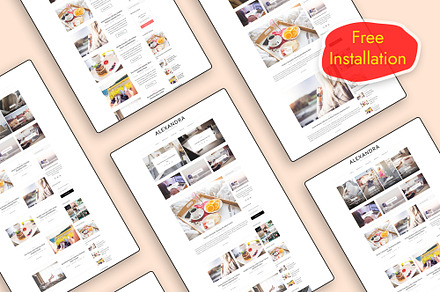 Alexandra - WordPress Blog Theme