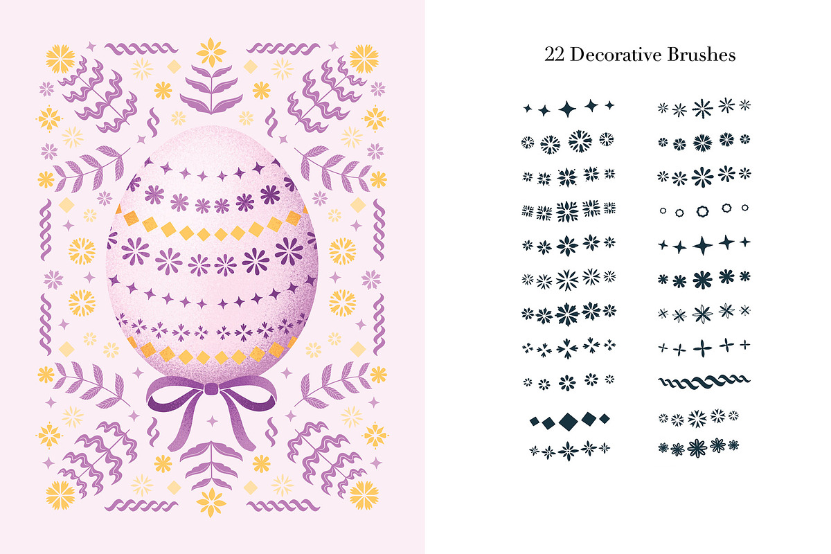 Procreate Easter Bloom Set, a Brush Add-On by Pencil Twist (Photo 6 of 9)