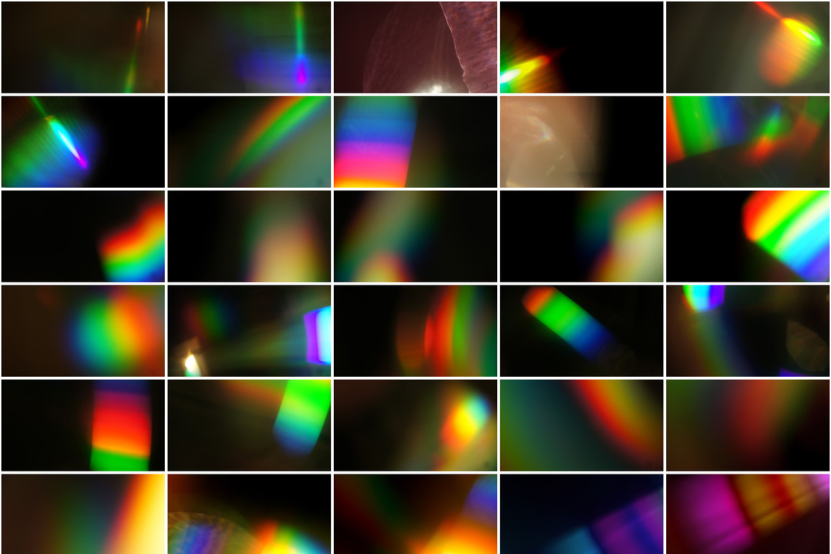 Rainbow Light Leaks Overlays, an Action Add-On by PhotoSpirit (Photo 8 of 8)