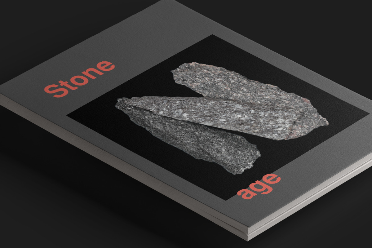Black Granite Font, a Slab Serif Font by Handmadefont (Photo 3 of 9)