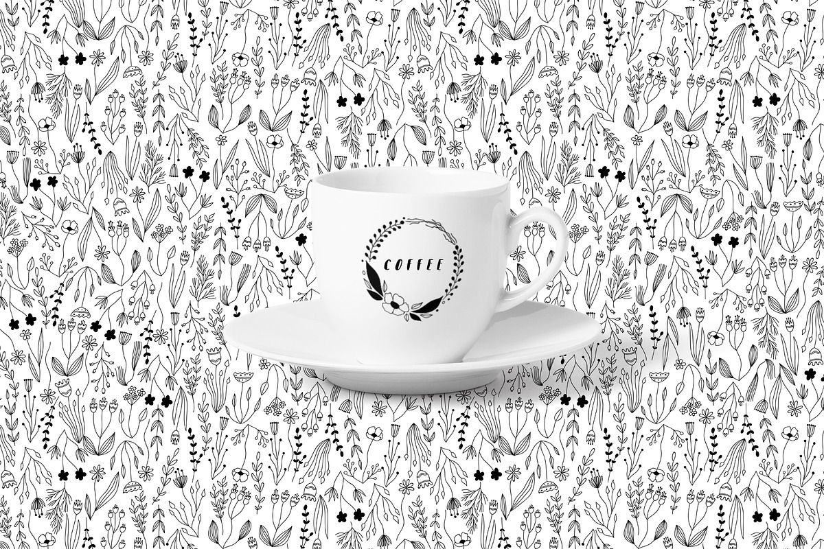 Vector Floral Valentine Outline Set, an Illustration by Chloe's Illustrations (Photo 4 of 10)