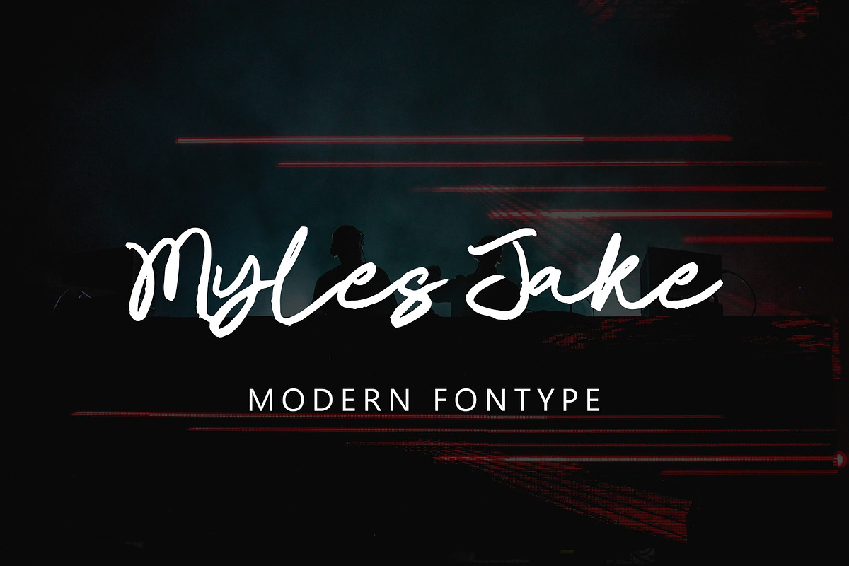 Myles Jake, a Handwritten Font by HaKi Studio (Photo 1 of 5)