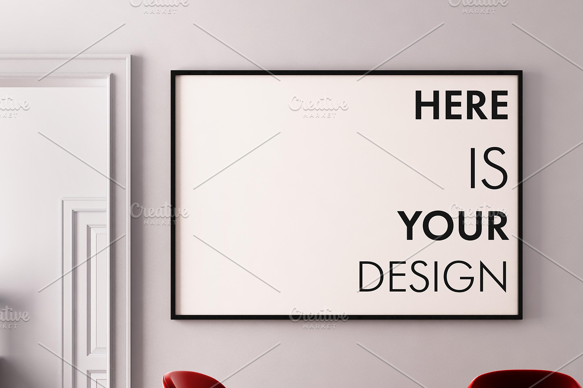 10 Art Deco posters mockup, a Print Template by FilL239 (Photo 5 of 10)