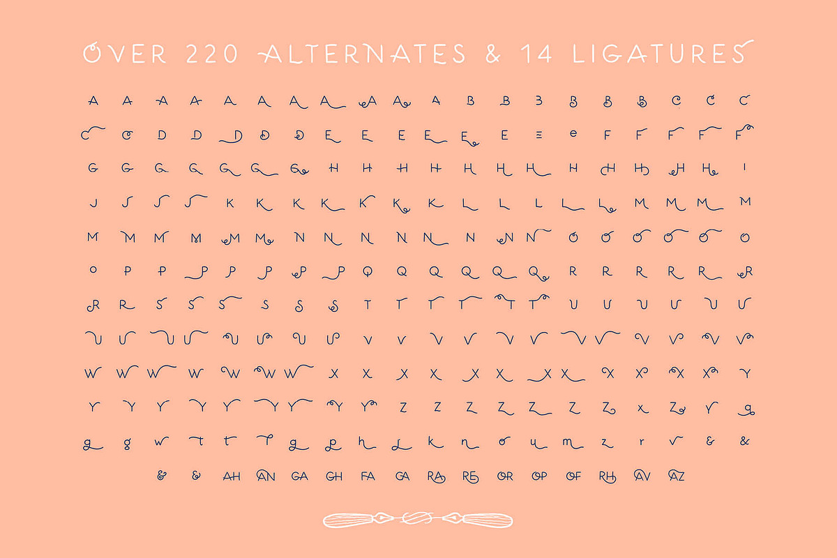Nektarina Handwritten Font & Extras preview 4