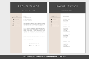 Resume Template For Word / CV