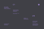 Magsk Futuristic Tech Font, a Font by baqoos (Thumbnail 5 of 10)