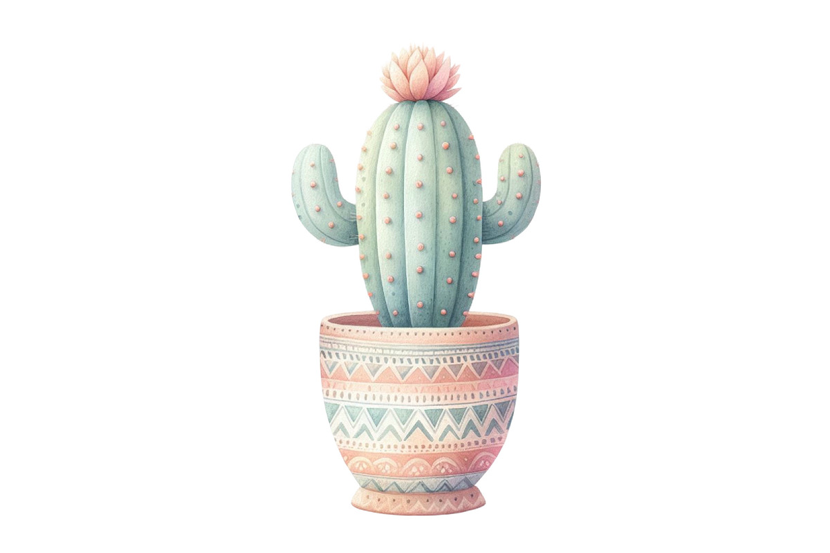 Potted Plants Sublimation Bundle, an Illustration by Designking (Photo 2 of 4)