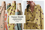 Nature Motifs: 60 Seamless Patterns, a Pattern Graphic by Veyla (Thumbnail 1 of 21)