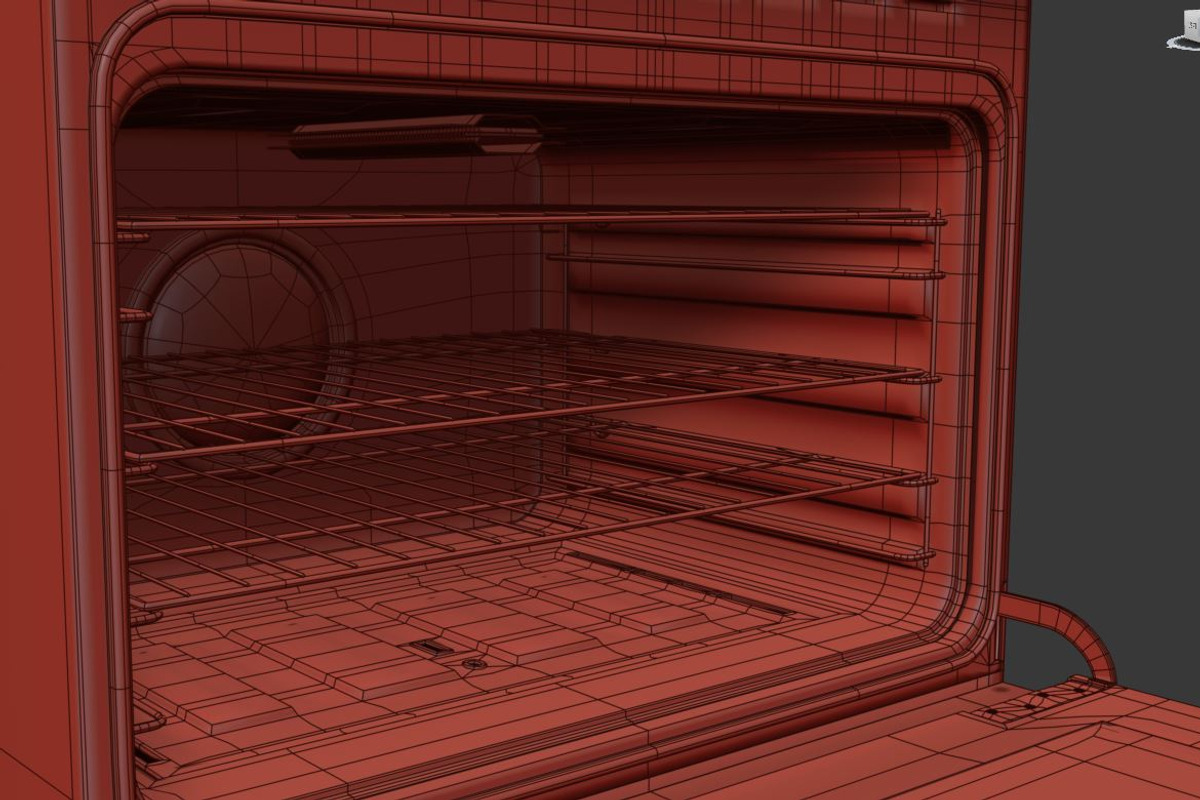 30 inch gas range cooker, a Furniture 3D Model by kjpargeterimages (Photo 7 of 15)