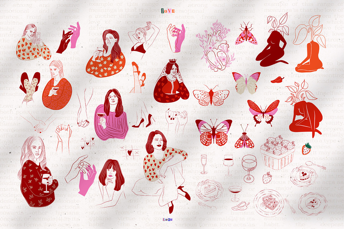 Poem of Love POSTERS, a Decorative Illustration by Mio Buono (Photo 10 of 10)