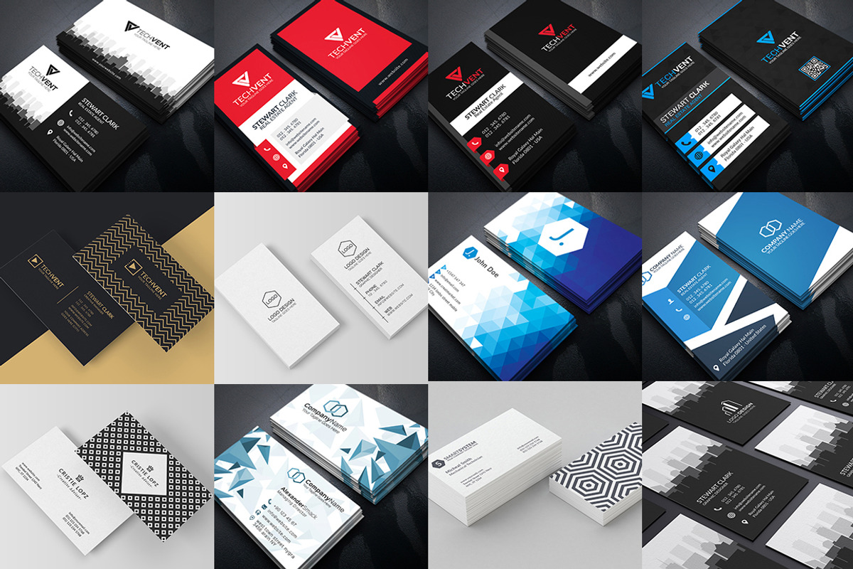 50 Mega Business Card Bundle, a Business Card Template by Shahjhan (Photo 2 of 4)