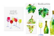 Wine party, a Food Illustration by katya.bogina (Thumbnail 2 of 6)