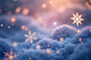 Snowflake Night Light Background, a Background Photo by h.utomo