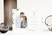 Save the Date Photo Card PSD, an Invitation Template by By Stephanie Design (Thumbnail 2 of 7)
